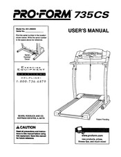 Sears PRO-FORM 735CS User Manual
