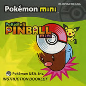 Pokemon PINBALL mini Instruction Booklet