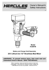 Hercules 59715 Owner's Manual & Safety Instructions
