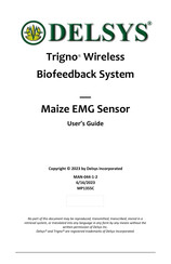 Delsys Trigno Maize SP-W06-029 User Manual