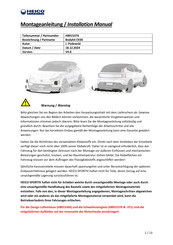 Heico  Sportiv H891537X Installation Manual