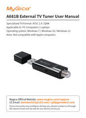 MyGica ATSC/QAM A681B User Manual