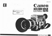 Canon Auto Zoom 1014 Electronic Instructions Manual