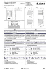 Wieland Wienet FS 16-PN-W Installation Instructions
