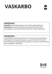 IKEA VASKARBO Manual
