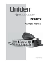 Uniden Bearcat PC78LTX Owner's Manual