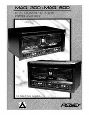 Peavey MAQ 600 Operating Manual
