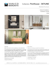 Vanico Maronyx Penthouse-SKYLINE-16 Installation Manual