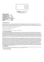 MUCAR CDE900 PRO Quick Start Manual
