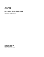 Compaq Professional Workstation 5100 Maintenance And Service Manual