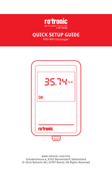 PST Rotronic RMS-LOG-T10-W-D Quick Setup Manual