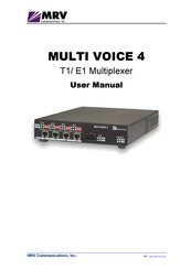 MRV Communications MULTI VOICE 4 User Manual