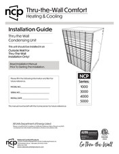 NCP Thru-the-Wall Comfort NCP3000 Series Installation Manual