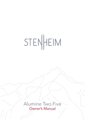 STENHEIM Alumine Two Owner's Manual