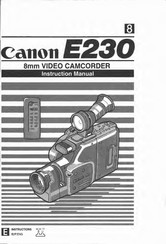 Canon E 230 Instruction Manual