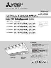 Mitsubishi Electric City Multi Series PCFY-P15NKMU-E Technical & Service Manual