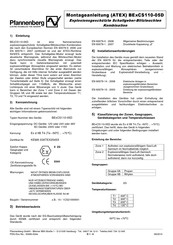 Pfannenberg BExCS110-05D Instruction Manual