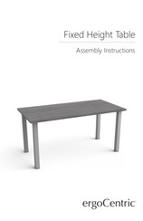Ergocentric Fixed Height Table Assembly Instructions