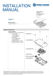 HUBER+SUHNER Optibox 4i Installation Manual