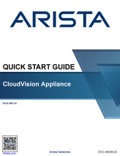 Arista CloudVision DCA-300-CV Quick Start Manual