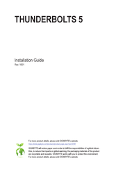 Gigabyte THUNDERBOLTS 5 Installation Manual