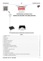 WUNDER WU150 User Manual