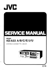 JVC KD-A22 B Service Manual