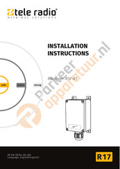 Tele Radio R17 Installation Instructions Manual