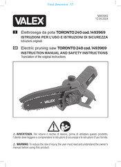 Valex 1493969 Instruction Manual And Safety Instructions