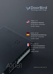 DoorBird A1081 Series Installation Manual