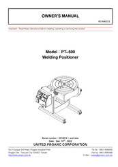 ProArc PT-500 Owner's Manual