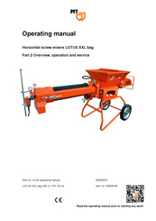 PFT LOTUS XXL bag Operation And Service