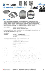 Nemalux AR Series Installation Manual
