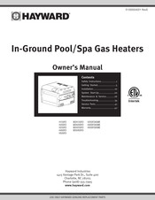 Hayward W3H200FD Owner's Manual