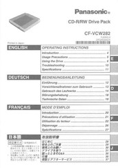 Panasonic CF-VCW282 Operating Instructions Manual