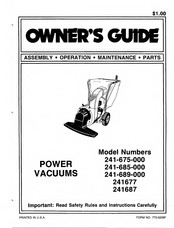 MTD 241677 Owner's Manual