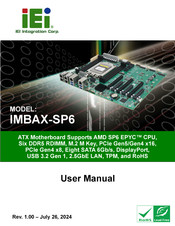 IEI Technology IMBAX-SP6 User Manual