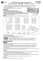 Richell 94920 Instruction Manual