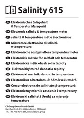 CF Salinity 615 Manual