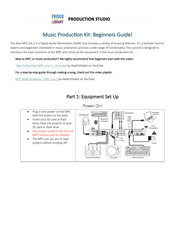 Akai MPC live 2 Beginners Manual