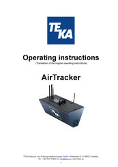 Teka AirTracker Operating Instructions Manual