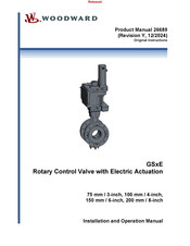 Woodward GS75E Installation And Operation Manual