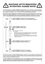 Audio Design ESX QUANTUM Q201P Manual