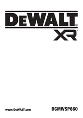 DeWalt DCMWSP660 Original Instructions Manual