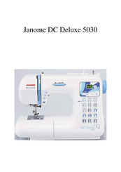 Janome DC Deluxe 5030 Instruction Book
