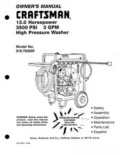 Craftsman 919.763500 Owner's Manual