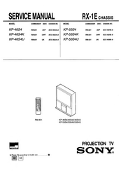 Sony KP-46S4K Service Manual