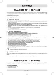 Buddy Toys BGP 4012 Manual