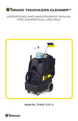 Tornado TOUCHLESS CLEANER TP490-G15-U Operation And Maintenance Manual