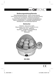 CTC Union CLATRONIC EK 2928 Instruction Manual & Guarantee
